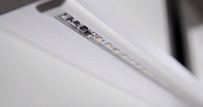 Дизайн ошибок подключения сенсорного и инфракрасного выключателя светодиодной ленты в алюминиевом профил
