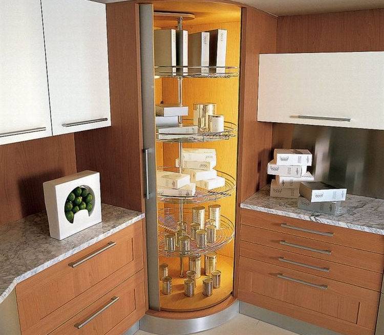 Шкаф пенал для кухни, особенности и характеристики изделий