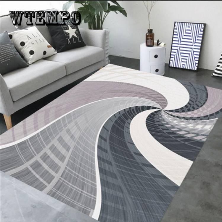 Современный металлический ковер Геометрические ковры для спальни Ковры для гостиной Ковровый салон Модные коврики для декор