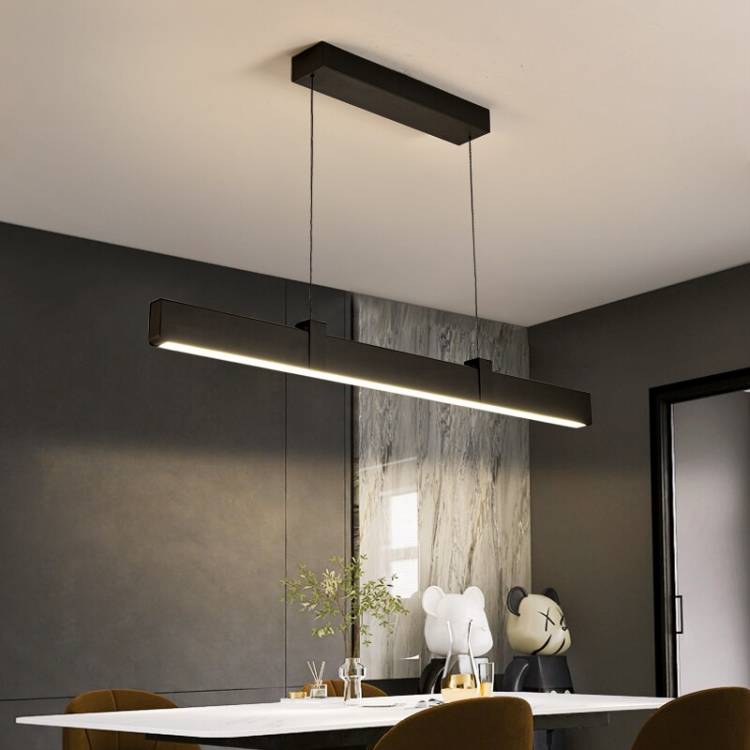 Светодиодный подвесной светильник в скандинавском стиле, длинное освещение для кухни, ресторана, бара, подвесные светильники, лам
