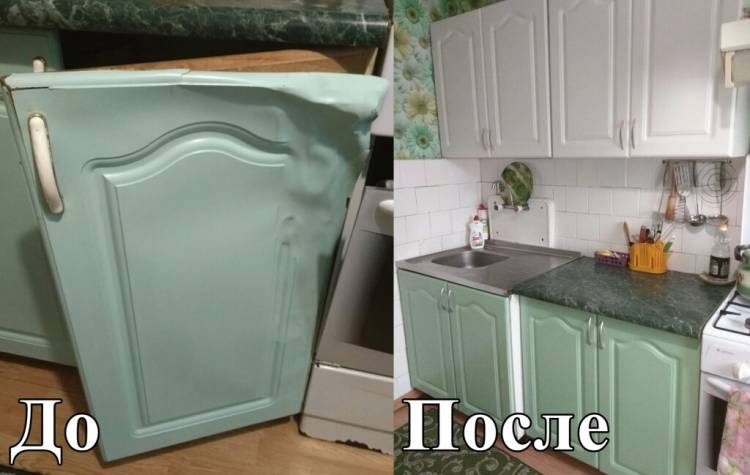 Покраска кухонных фасадов в Минске, покраска и перекраска кухонь