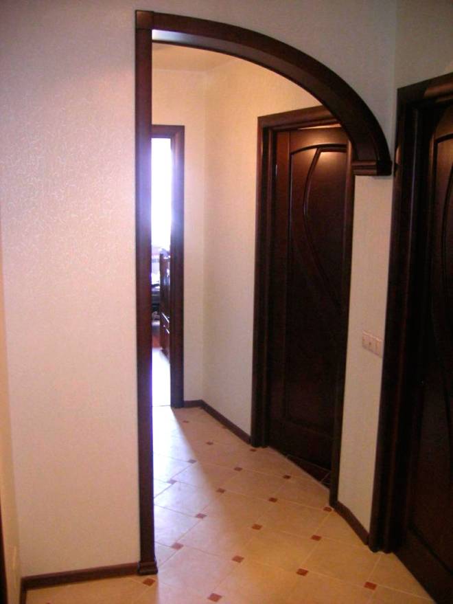 Как оформить арку в коридоре своими руками в квартире, дизайнерские идеи арки в длинном коридор