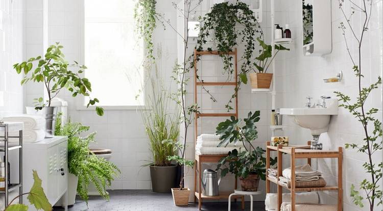Дизайн комнат, в которых можно и нужно использовать искусственные растения