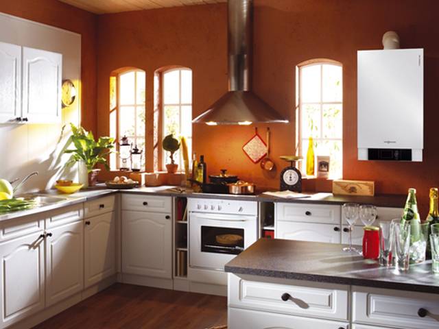  котел на кухне в интерьере: 72+ идей дизайна