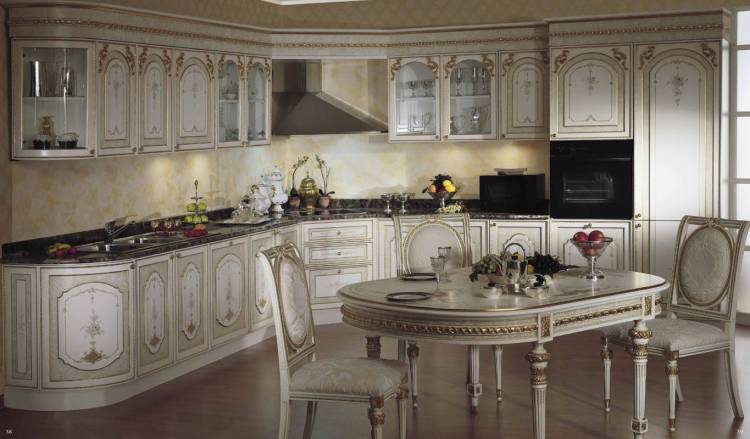 Фото кухонь в стиле барокк