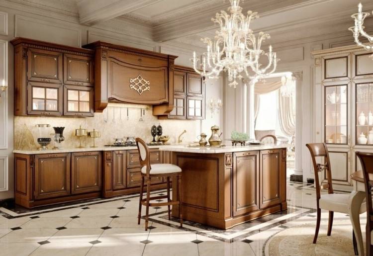 Что такое классическая кухонная мебель? Как выбрать классическую кухню
