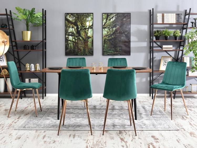 Дизайн причин выбрать зеленые стулья для интерьера квартиры
