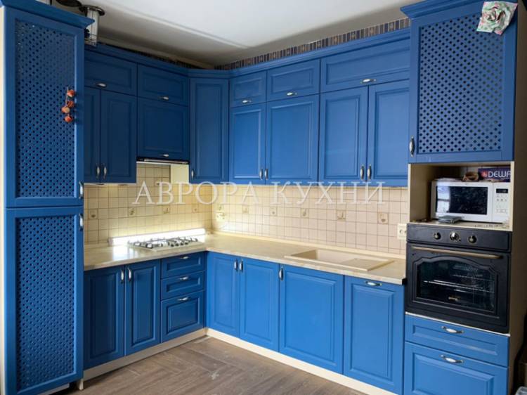 Синяя кухня Атланта арт
