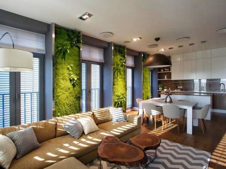 Как оформить дизайн интерьера своей квартиры в эко-стиле?