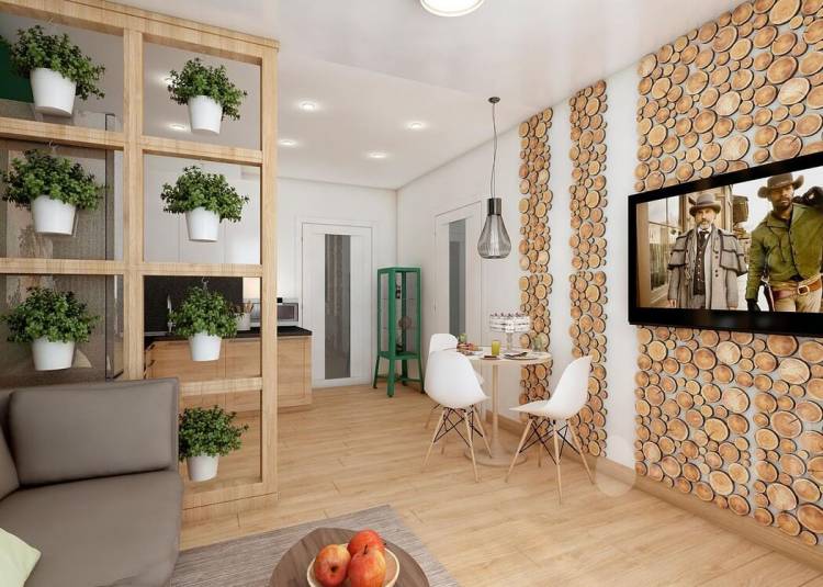 Дизайн интерьера квартиры в экостиле, экостиль в интерьер