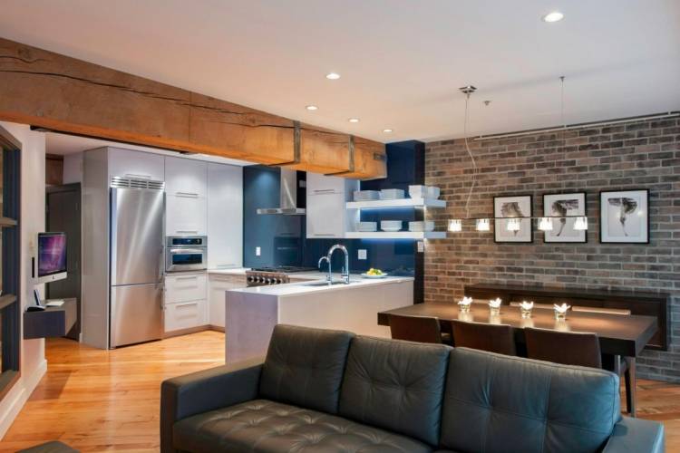 За и против кухни-гостиной в маленькой квартире, стили и оформление интерьер
