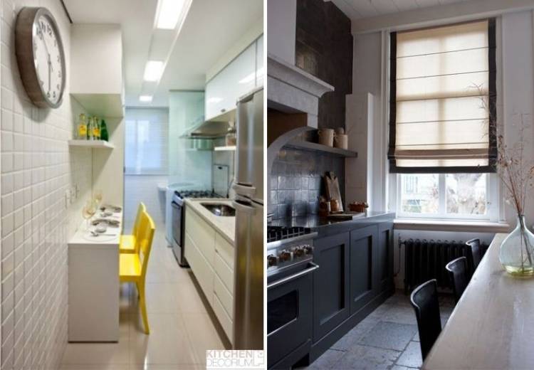 Интерьер прямоугольной кухни: 101+ идей стильного дизайна