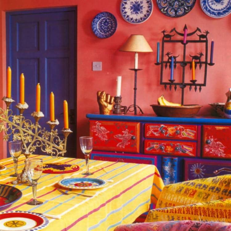 Кухня в мексиканском стилее, дизайн кухни в мексиканском стиле