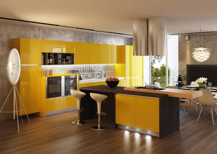 Желтая кухня