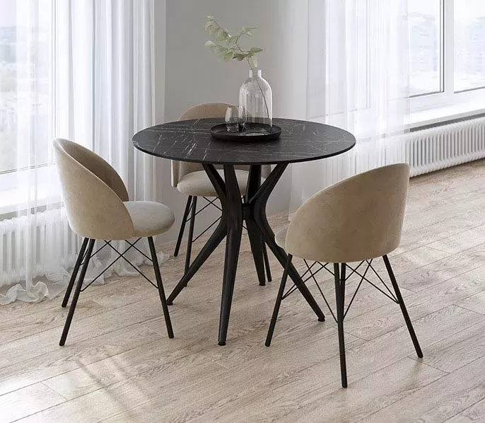 кухонный стол и стулья на заказ в Москве, мебель для столовой от «Стильные кухни»