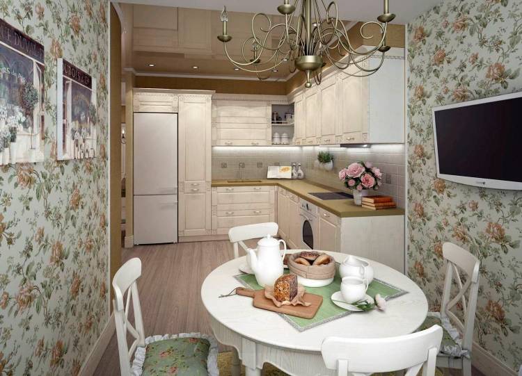 Дизайн кухни прованс в квартир