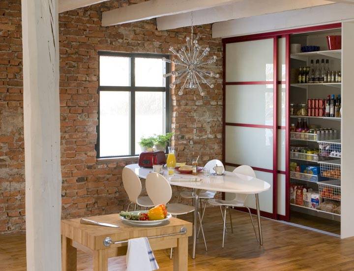 Шкафы купе в стильные кухни, какие бывают и как вписать в интерьер