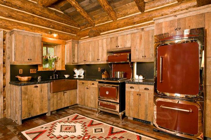 Кухня в деревенском стиле, дизайн и интерьер своими руками