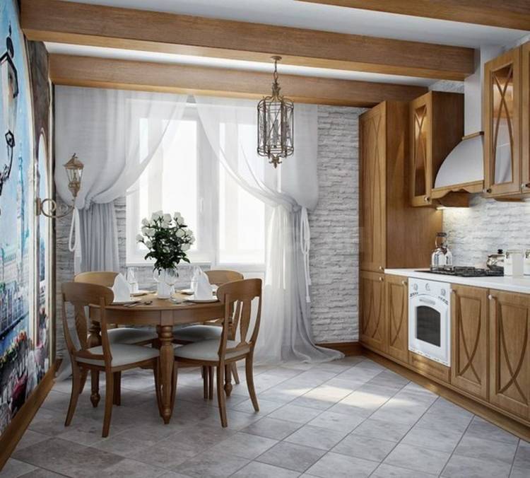 Дизайн интерьера кухни в частном дом
