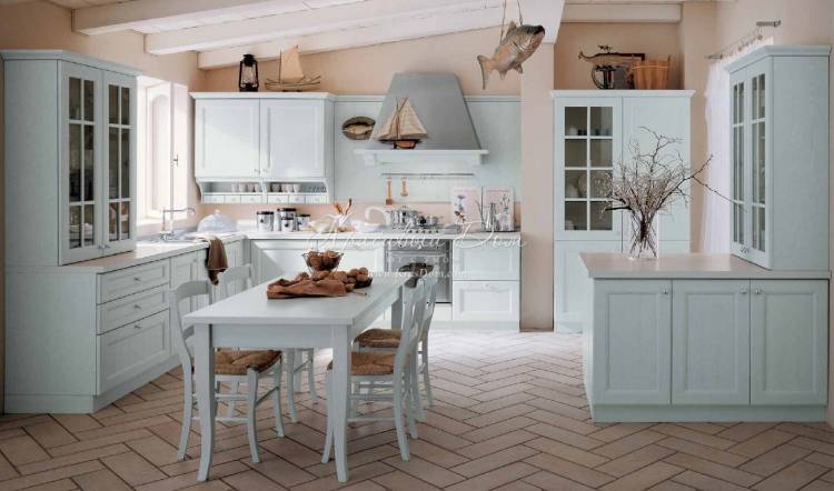 Светло голубая кухня: 83+ идей стильного дизайна