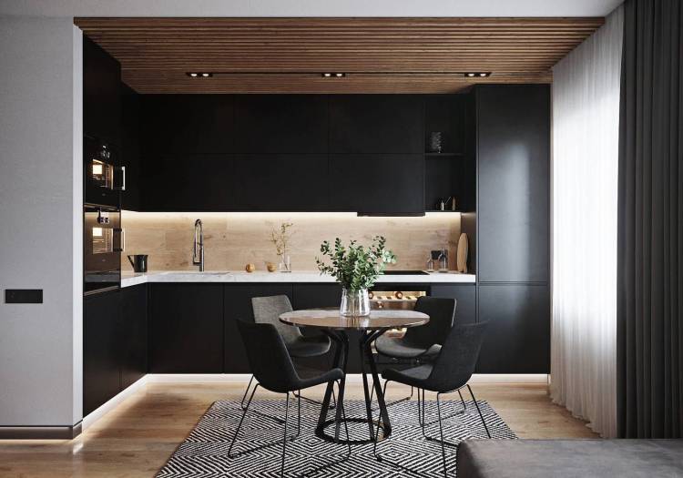 Тренды в дизайне интерьера кухни с использованием черного цвет