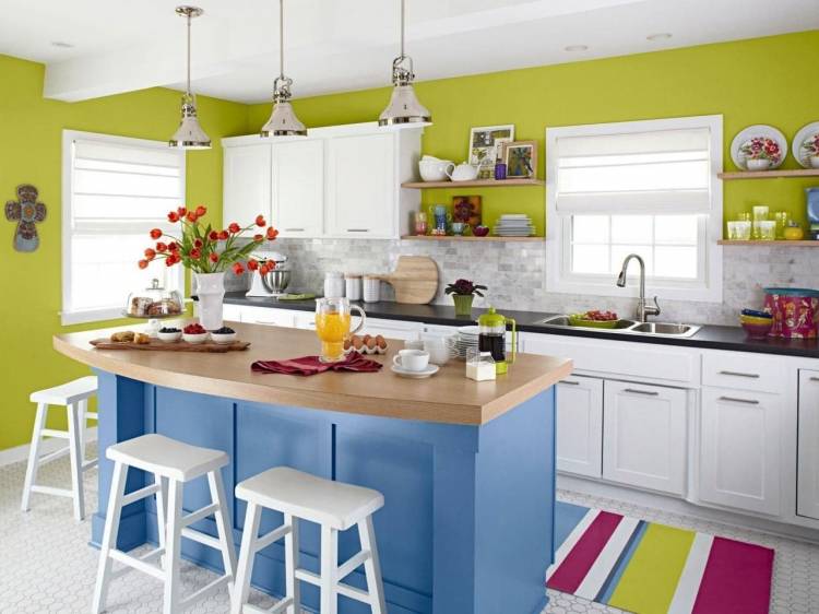 Цветовые решения в интерьере кухни
