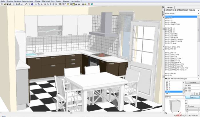 Программы для проектирования кухни и интерьера (онлайн)