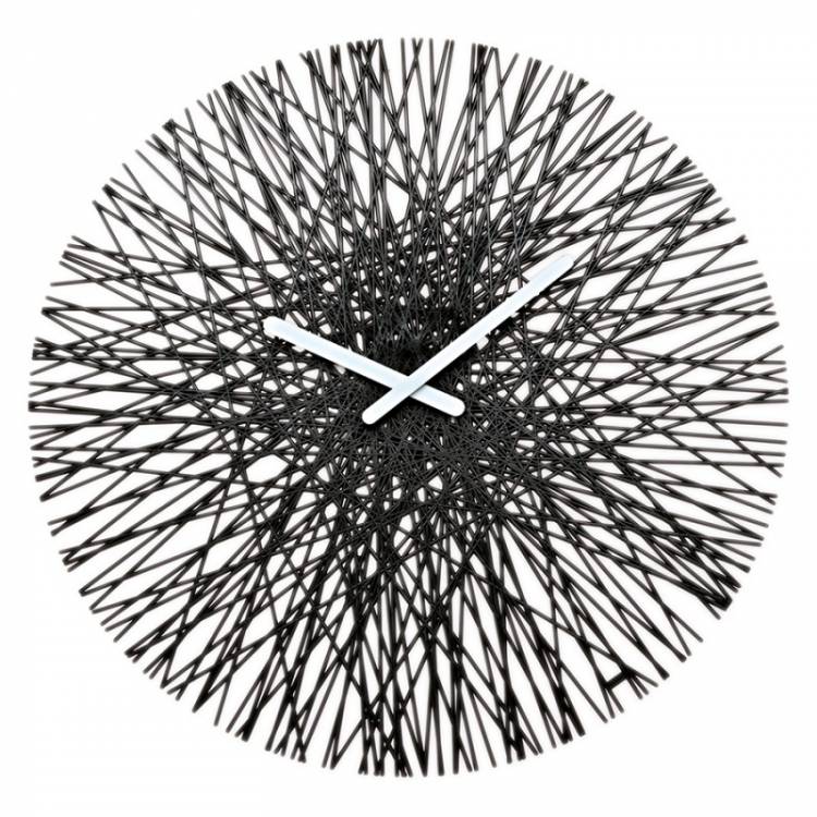 Часы настенные Silk чёрные, Koziol на официальном сайте Инри