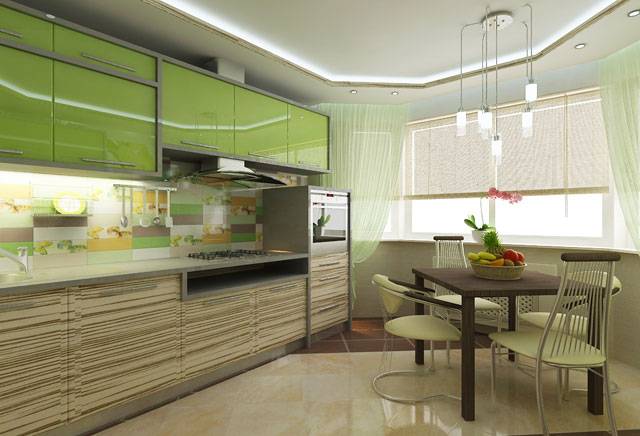 Дизайн интерьера современной кухни