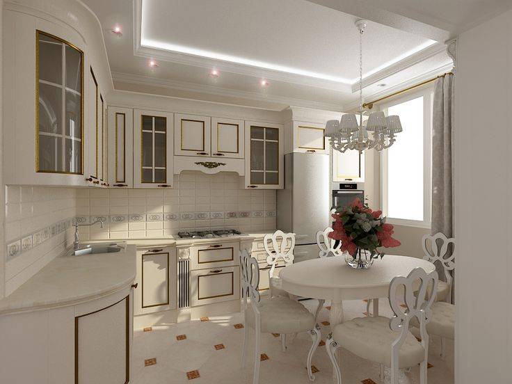 Дизайн светлой кухни http