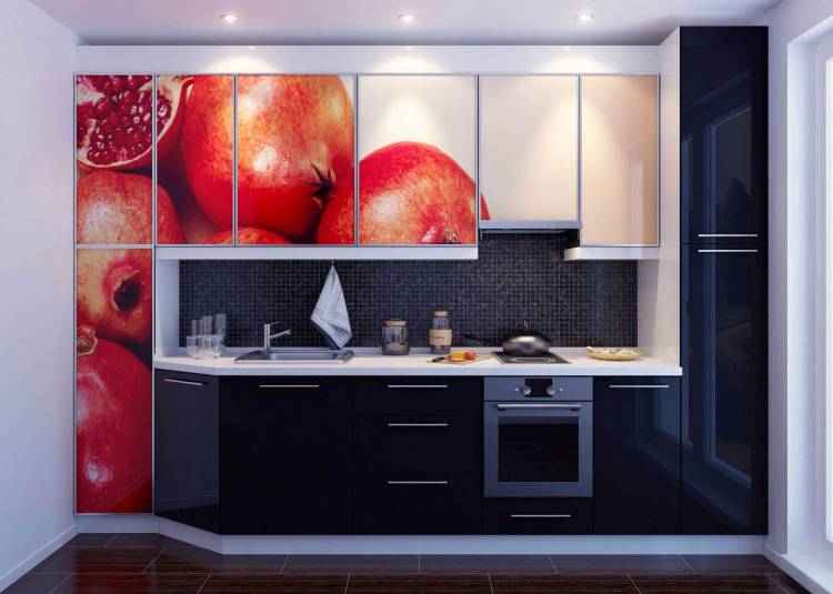 Кухня с рисунком Ф