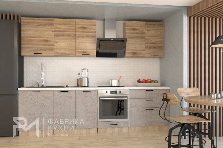 Кухонный гарнитур угловой Лофт (Ревда-мебель)
