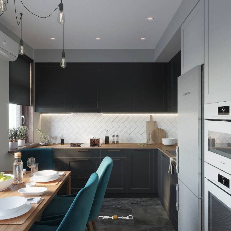 Интерьеры кухонь: 118+ идей стильного дизайна