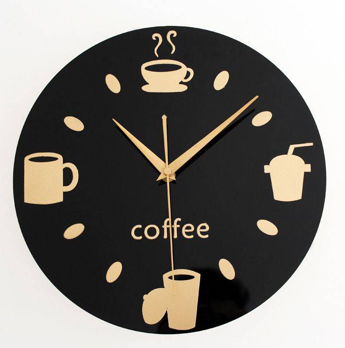 Искусство Мода Креатив Часы Настенные Современный Дизайн Кухни Часы Digital Wall Бесшумный Простые Mute Домашнее Украшение QZE0