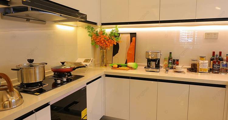 Дизайн интерьера кухни обустройство дома Фон И картинка для бесплатной загрузки