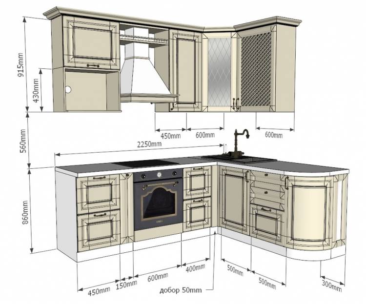 Дизайн проект кухни