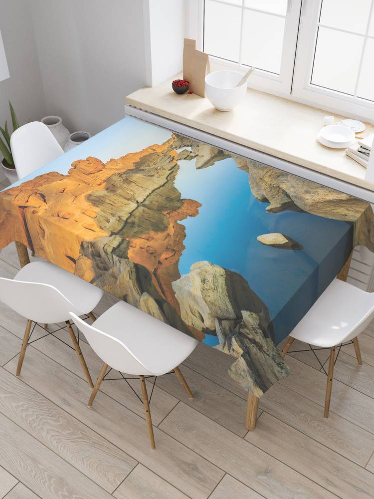 Скатерть прямоугольная на кухонный стол JoyArty Большой каньон из оксфорд