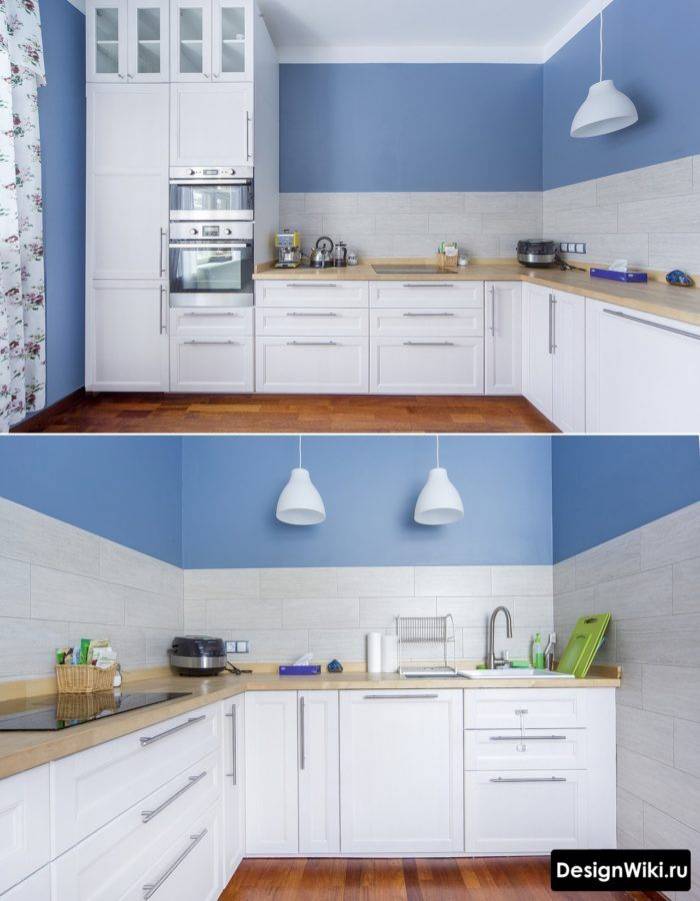 Кухни без навесных шкафов в интерьере: 81 фото дизайна