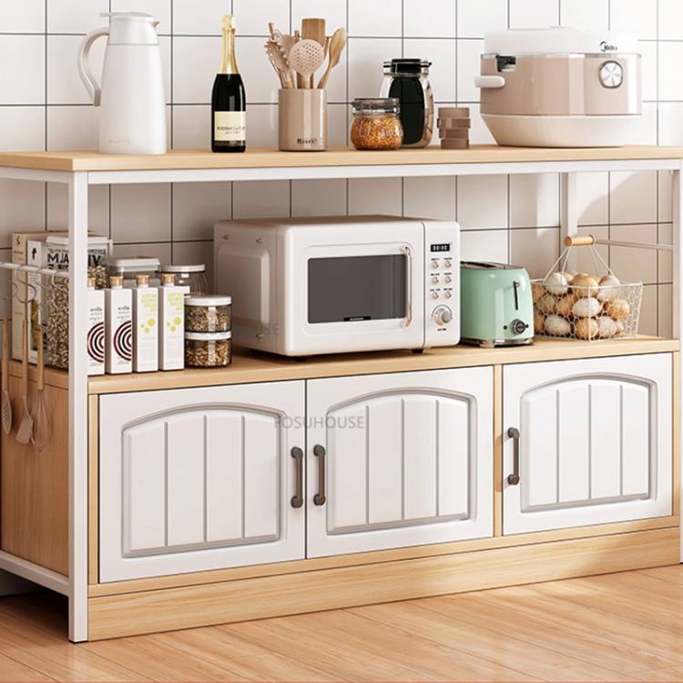 Современный кухонный шкаф из нержавеющей стали для кухни, мебель для хранения, домашний дизайнерский многофункциональный напольный шкаф