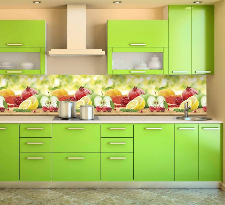 Фрукты», настенная панель, кухонный фартук, пластиковый Декор ABS кухонная настенная панель, кухонный фарту