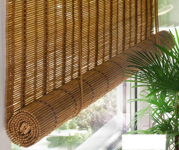 Бамбуковые шторы на