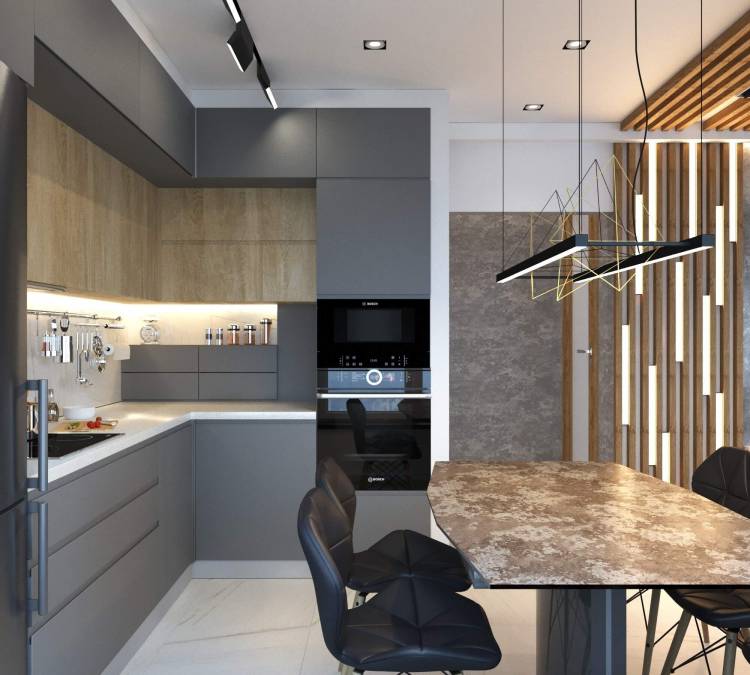Кухня панорама: 47+ идей стильного дизайна