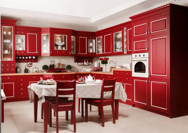 Кухня Red, фото, цена, с доставкой по Санкт-Петербургу, Москве, отзывы, описани