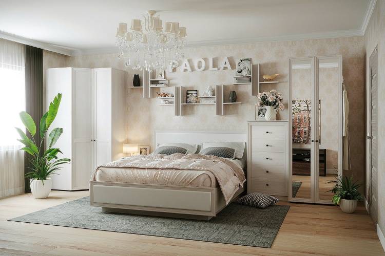 Спальный гарнитур Paola с доставкой по выгодной цене в интернет магазине Hoff