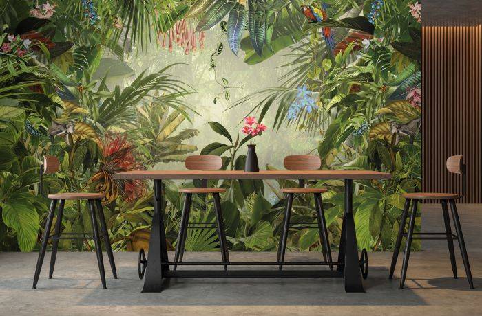 Кухня в стиле джунгли тропики: 50 фото дизайна