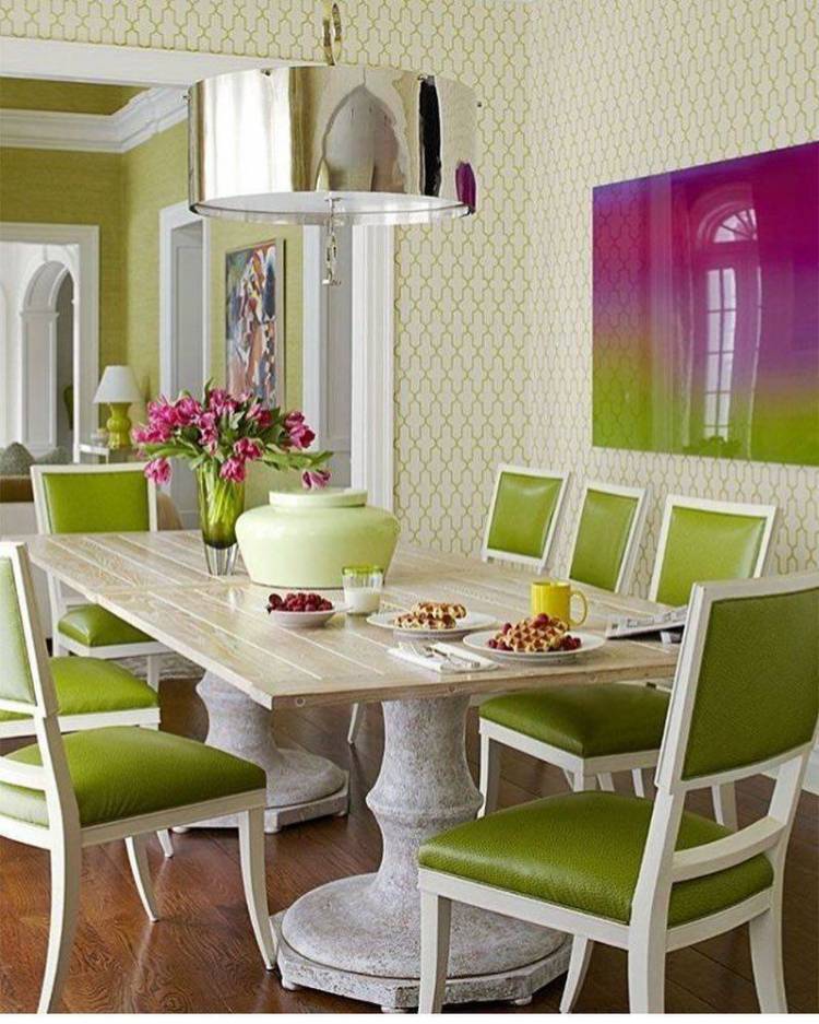 Кухонный стол фисташковый цвет