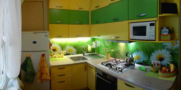 Фотообои ромашки на кухню: 50 фото в интерьере