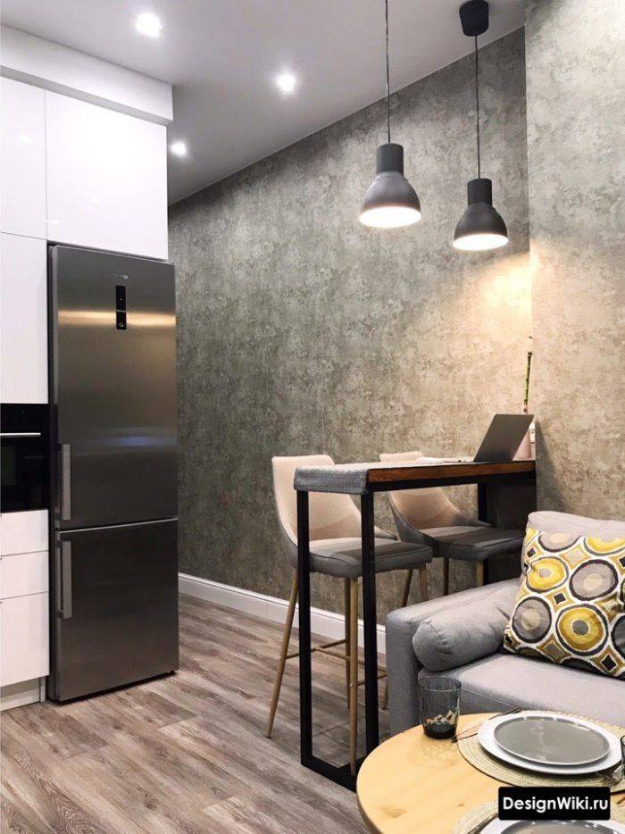 Серая кухня обои для стен: 65+ идей дизайна