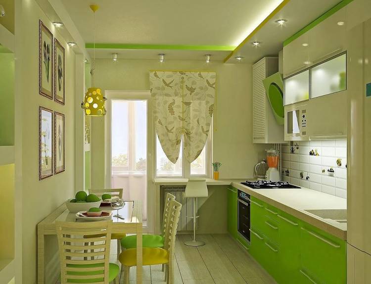 Как правильно оформить кухню в современном жёлто-зелёном цвете? Идеи для перевоплощения вашей кухни в другие цвет