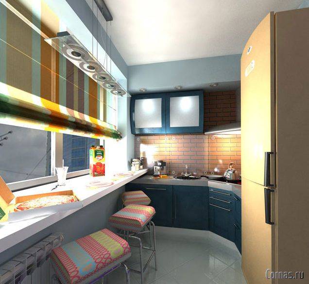 Кухня из балкона: 66+ идей стильного дизайна